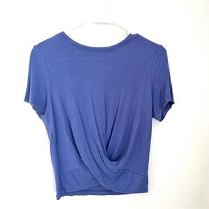 Marine Layer Lexi Cross Hem Crop Top
